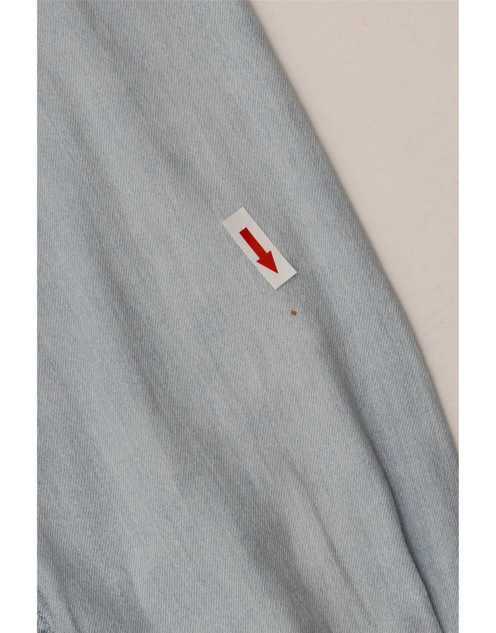 Camicia di jeans vintage da uomo XL blu