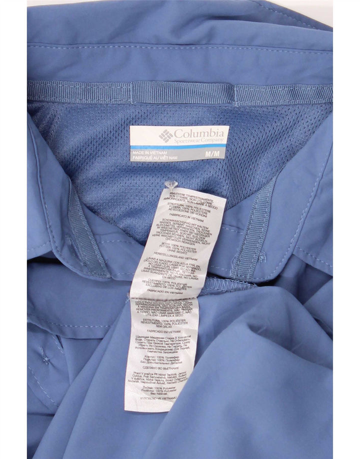 Camicia a maniche corte da donna Columbia UK 14 Poliestere blu medio