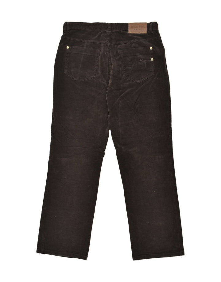 LES COPAINS Womens Straight Casual Trousers IT 46 Large W32 L29 Brown | Vintage Les Copains | Thrift | Second-Hand Les Copains | Used Clothing | Messina Hembry 