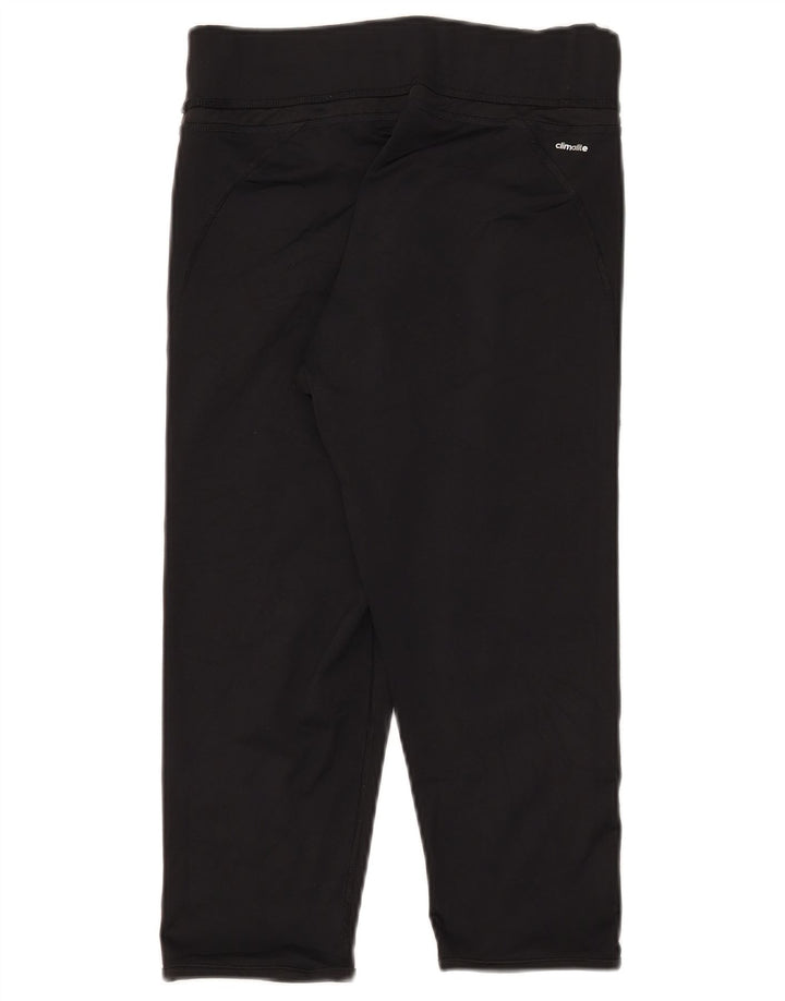 Leggings Adidas Climalite Capri da donna UK 12/14 Poliestere nero medio