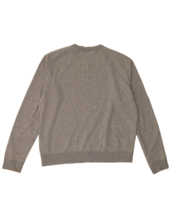 Felpa grafica da donna Nike Felpa UK 14 Cotone grigio medio