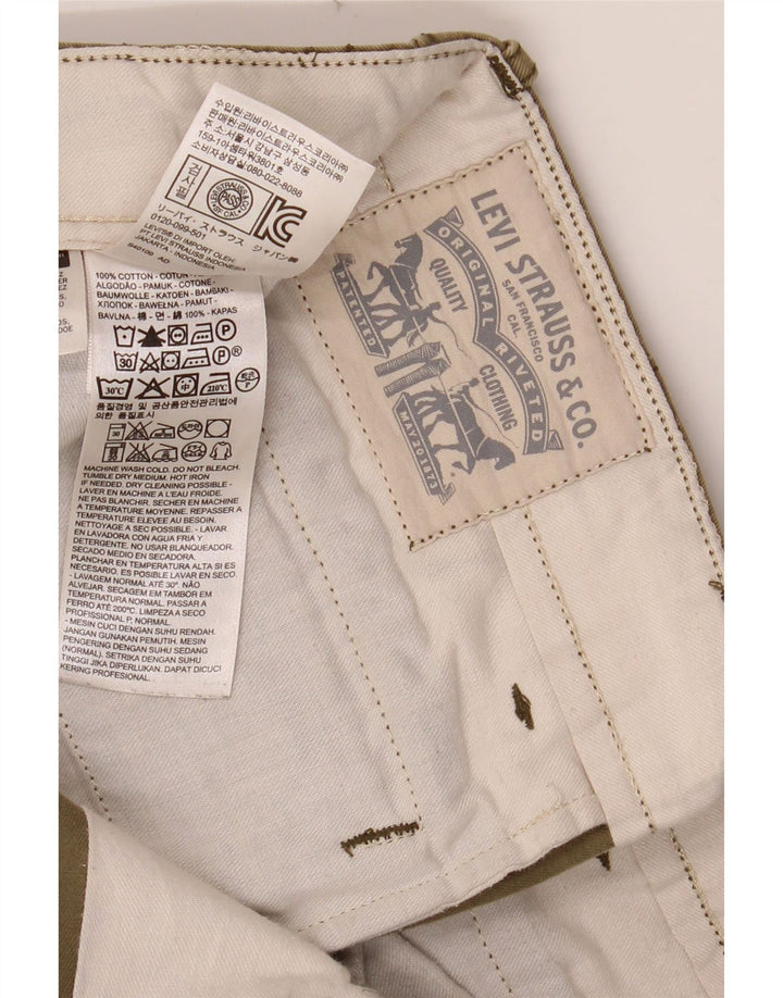 Pantaloni chino slim da uomo LEVI'S W32 L32 cotone kaki
