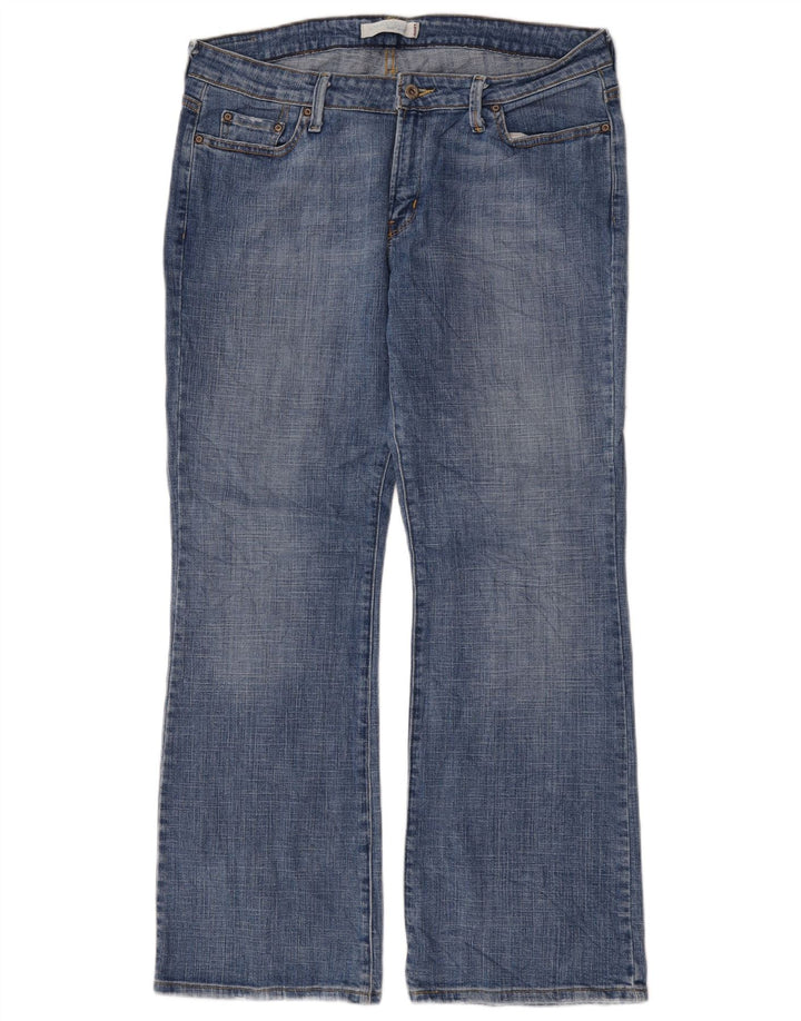 Levi's Donna 545 Jeans Bootcut bassi US 14 XL W36 L31 Cotone blu