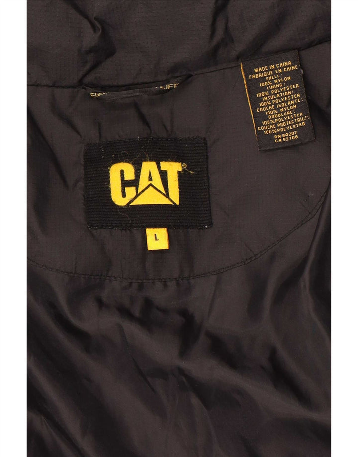 Gilet imbottito da uomo Caterpillar UK 40 Large in nylon nero