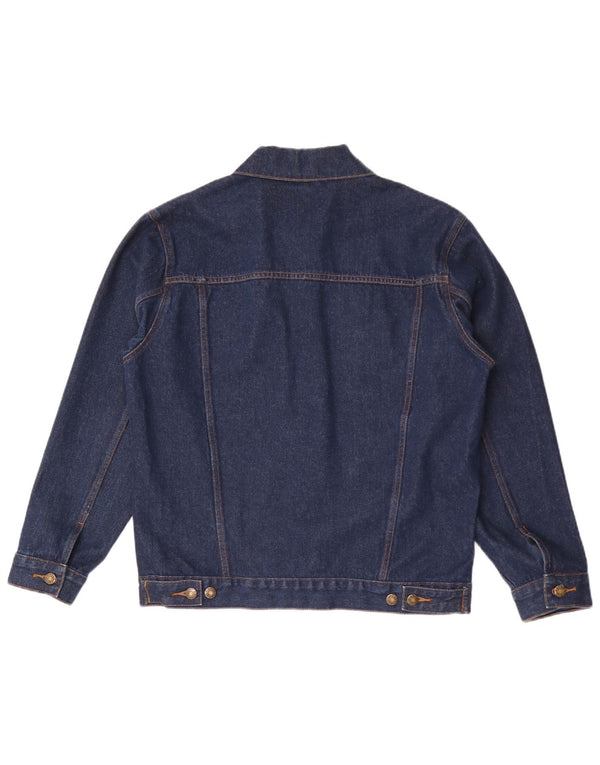 Giacca in denim da uomo stile denim UK 38 cotone blu navy medio