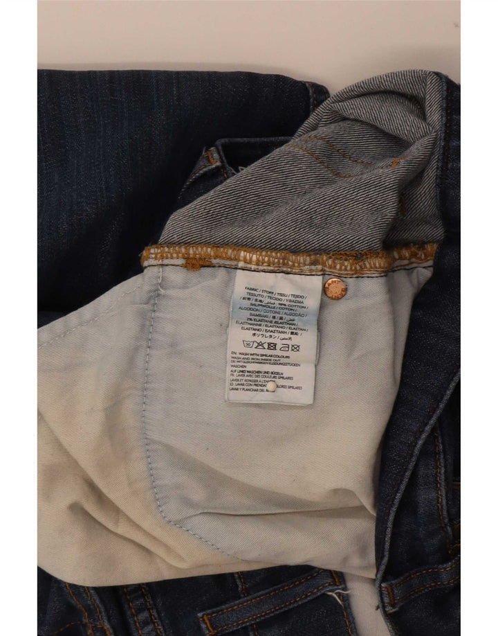 Jeans dritti da uomo vestibilità regolare Gant W34 L30 cotone blu