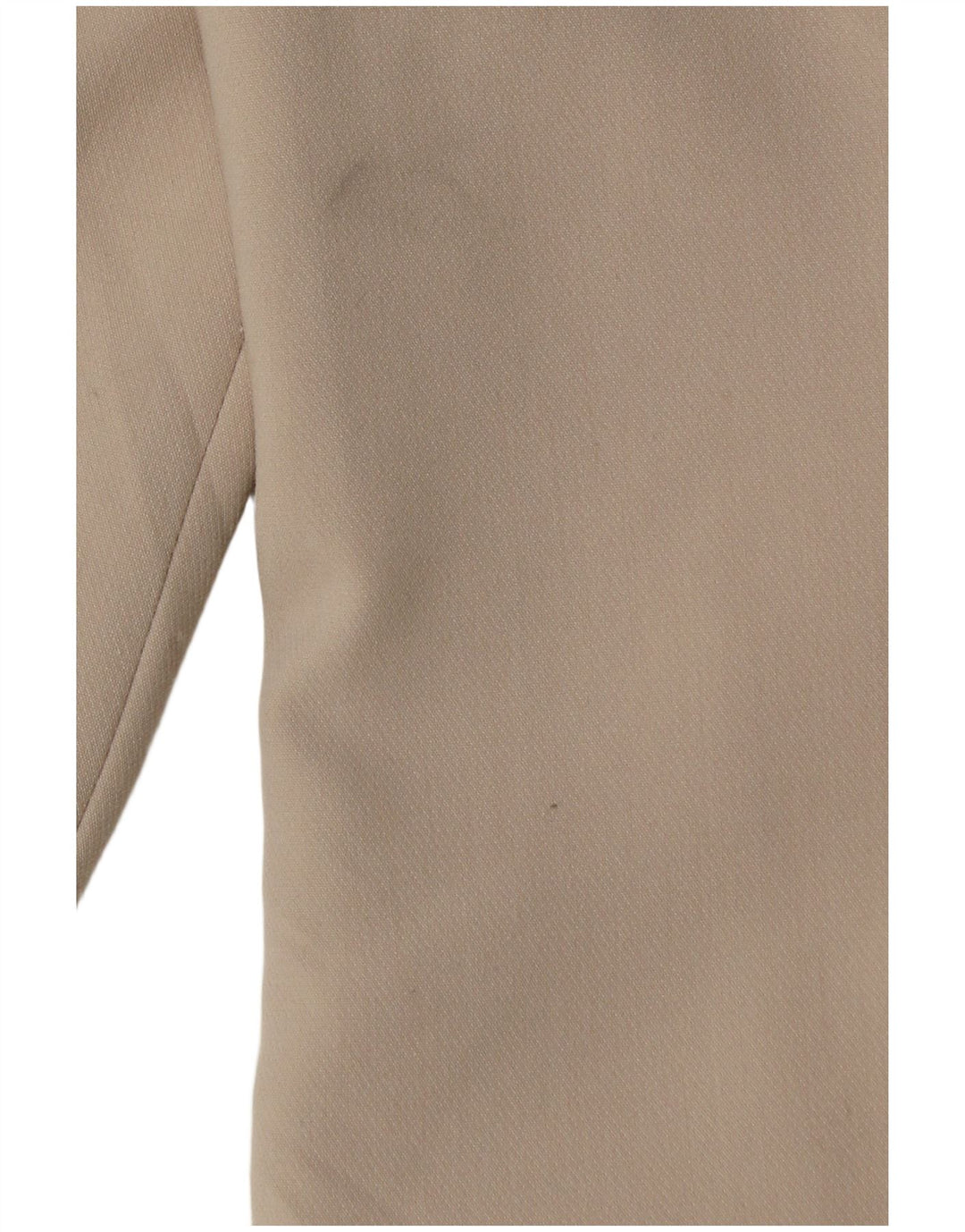 ZARA Giacca Blazer Doppio Petto da Donna UK 10 Small Beige Poliestere