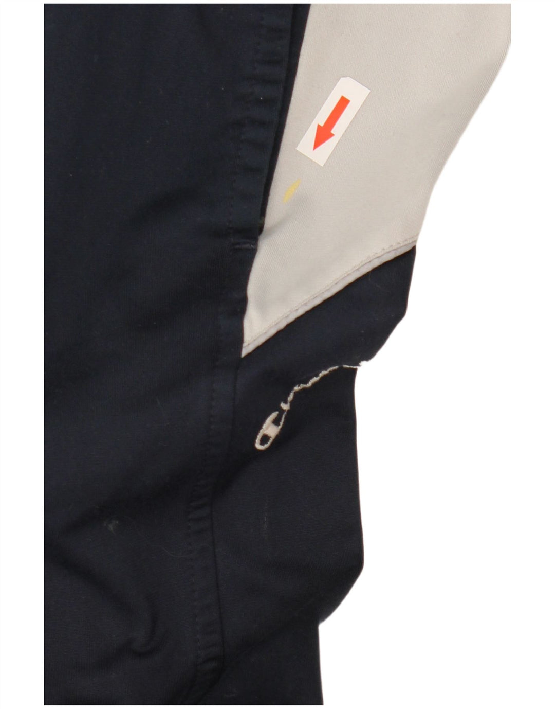 Pantaloni da tuta da uomo Champion Small in poliestere color block blu navy