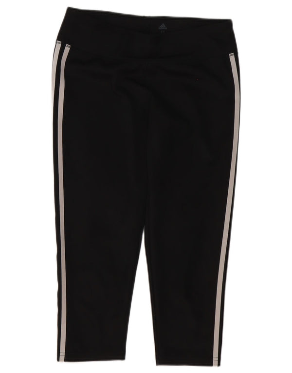 Leggings Adidas Climalite Capri da donna UK 12/14 medio nero