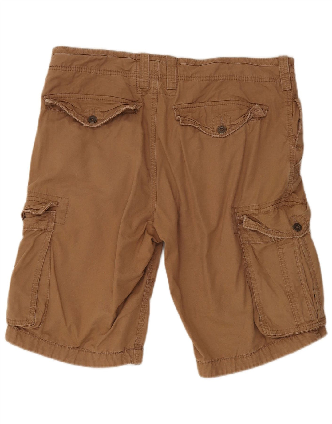 Pantaloncini cargo da uomo Fat Face W34 Large in cotone marrone