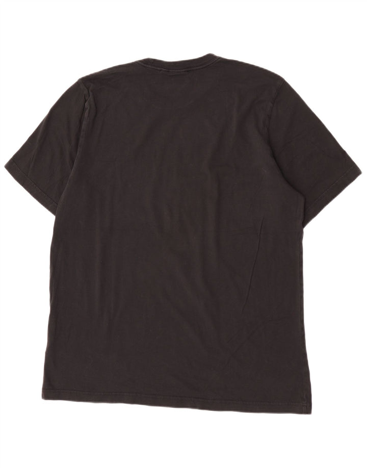 T-shirt Adidas da uomo Top Large in cotone nero