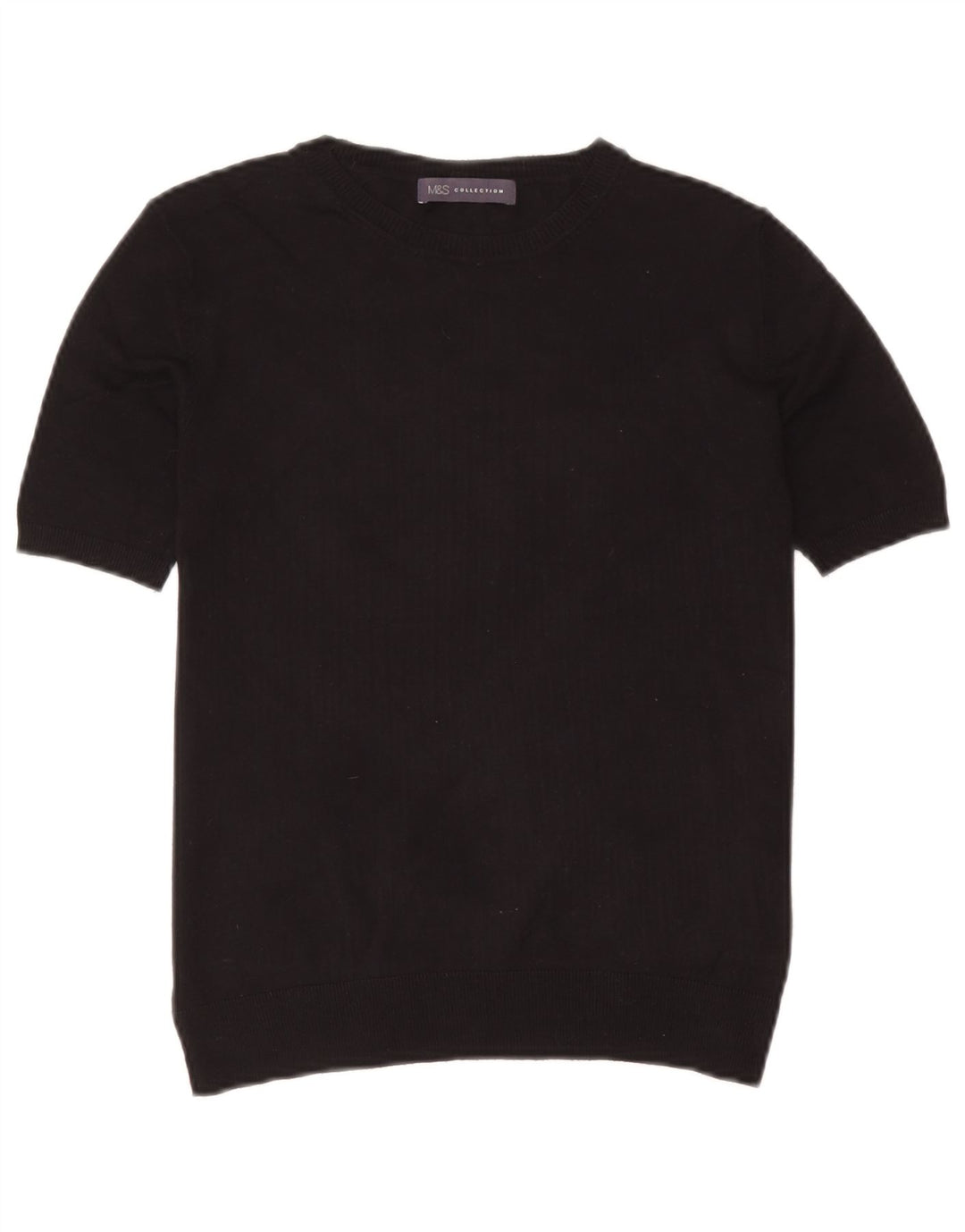 Camicetta da donna Marks & Spencer Top UK 10 piccola viscosa nera