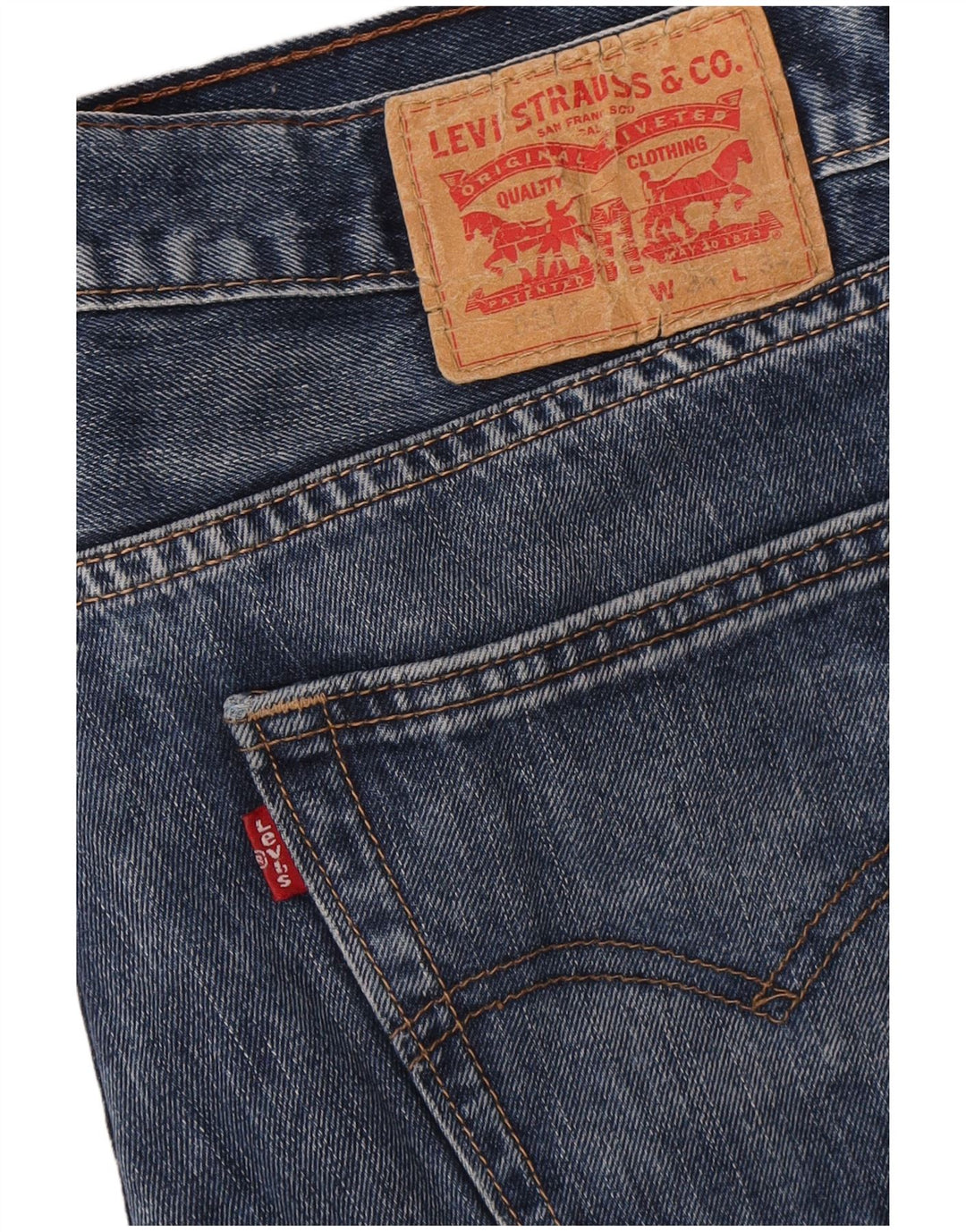 Jeans Levi's Uomo 511 Slim W34 L34 Cotone Blu