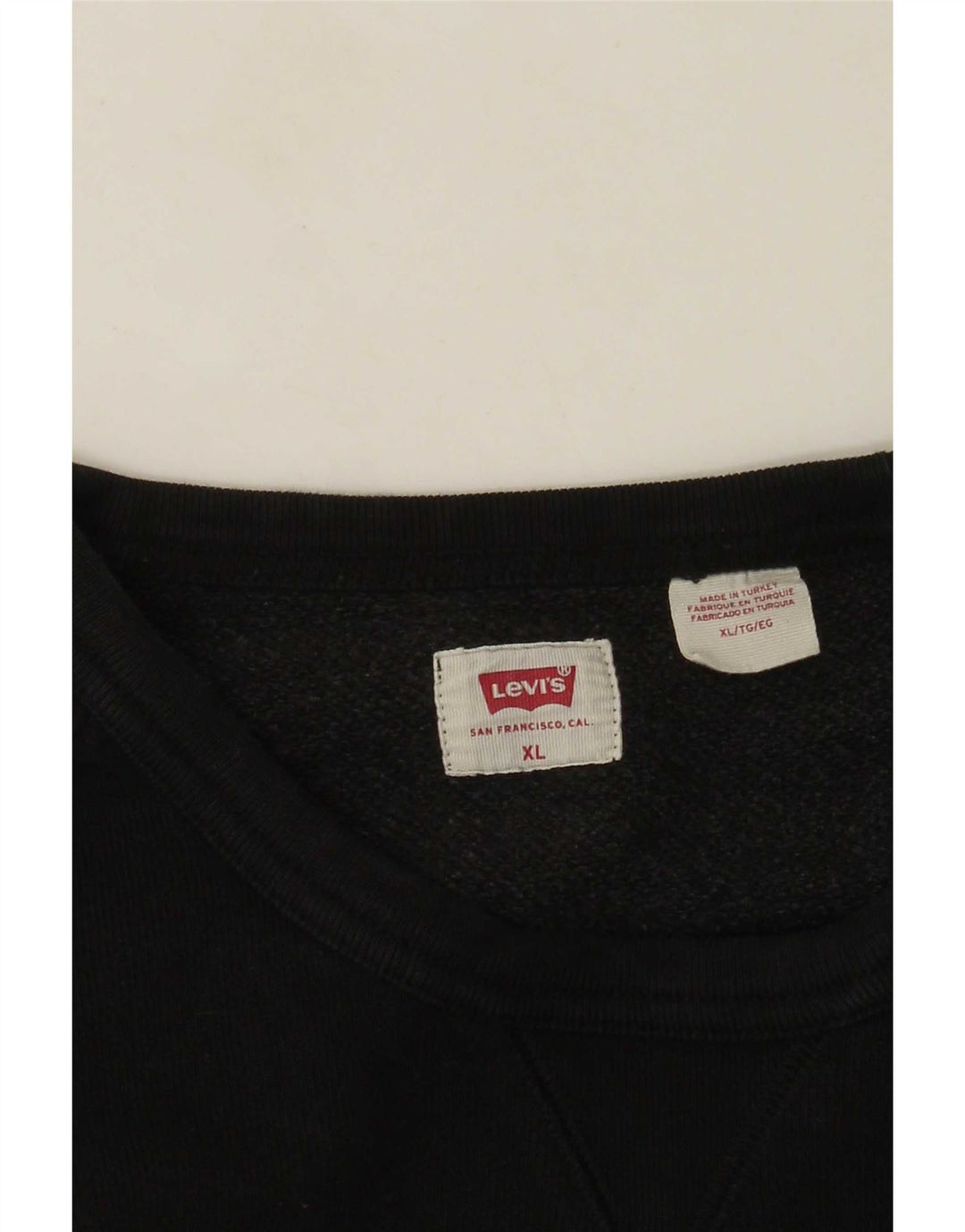 Felpa da uomo Levi's Maglione XL Nera