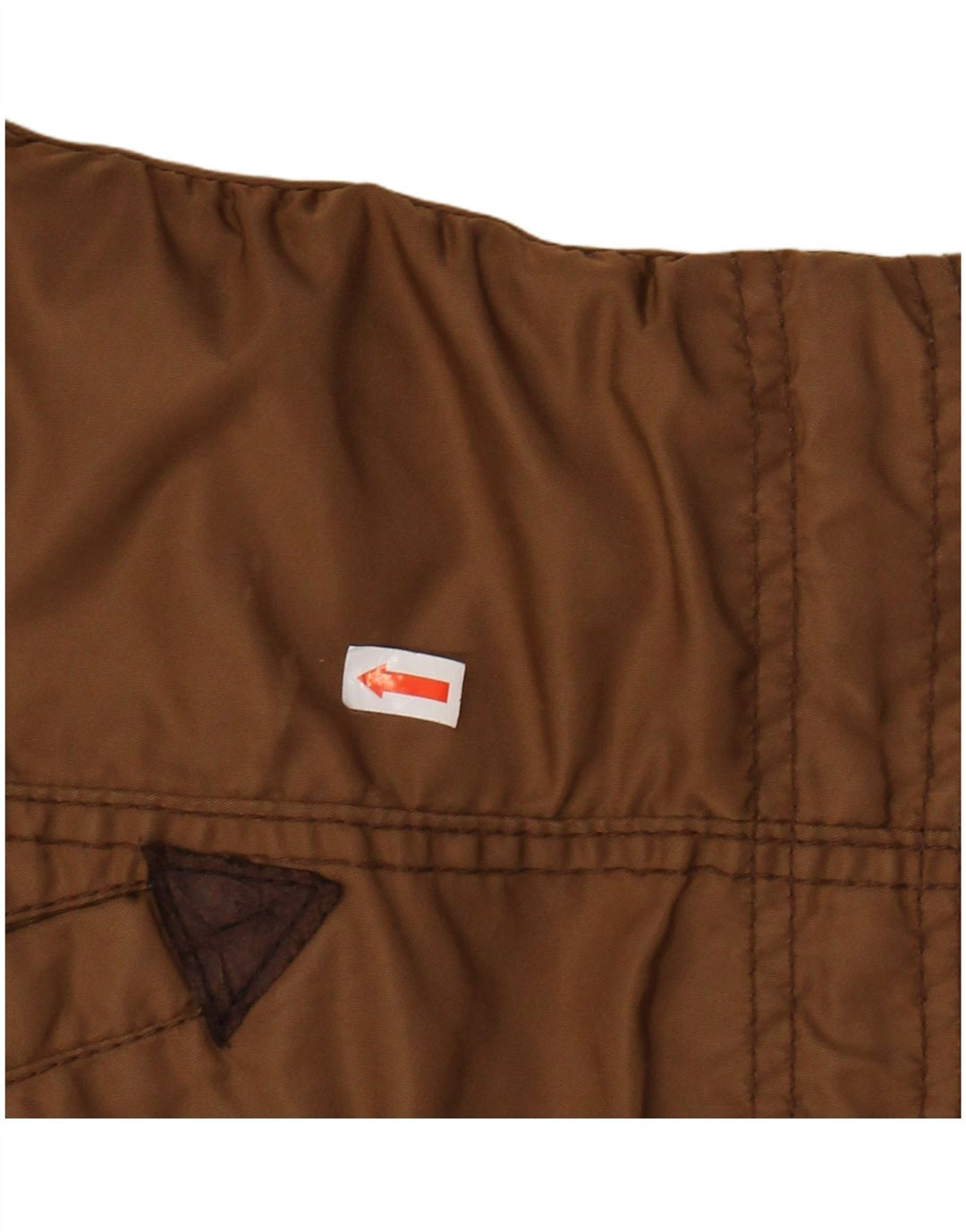 Giacca parka militare con cappuccio da donna KHUJO UK 14 poliestere marrone medio