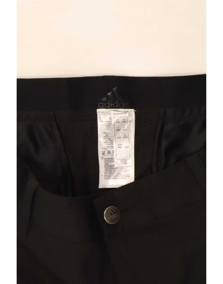 Pantaloni chino slim da uomo Adidas W34 L29 poliestere nero
