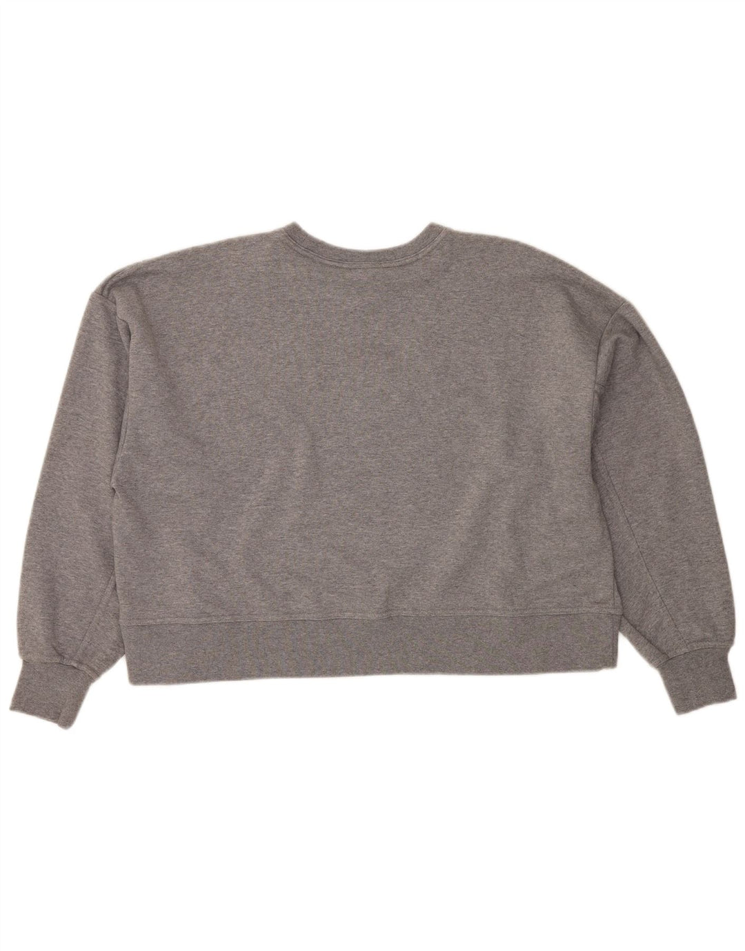 NIKE Felpa corta con grafica oversize da donna UK 16 Large Grigio