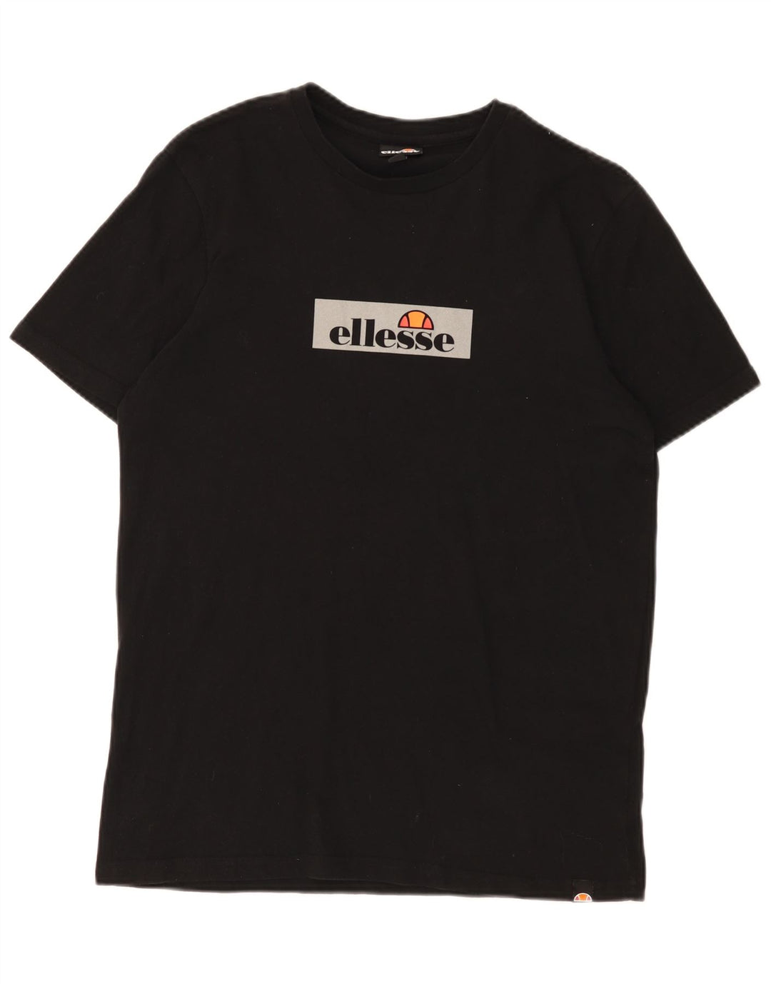 T-shirt grafica da uomo Ellesse Top nera media