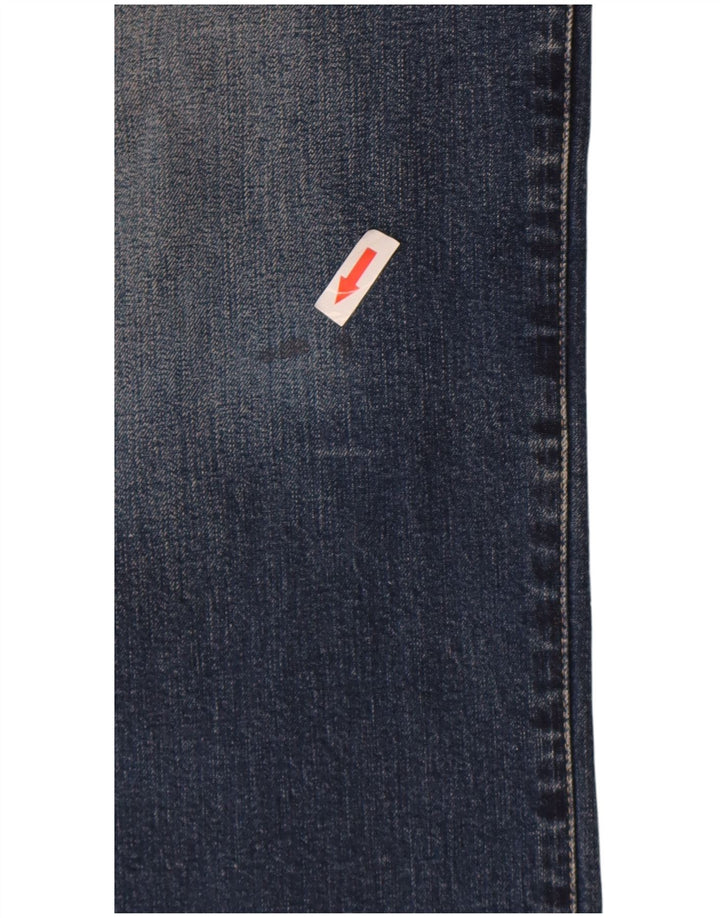 Jeans dritti da donna Armani W29 L29 cotone blu