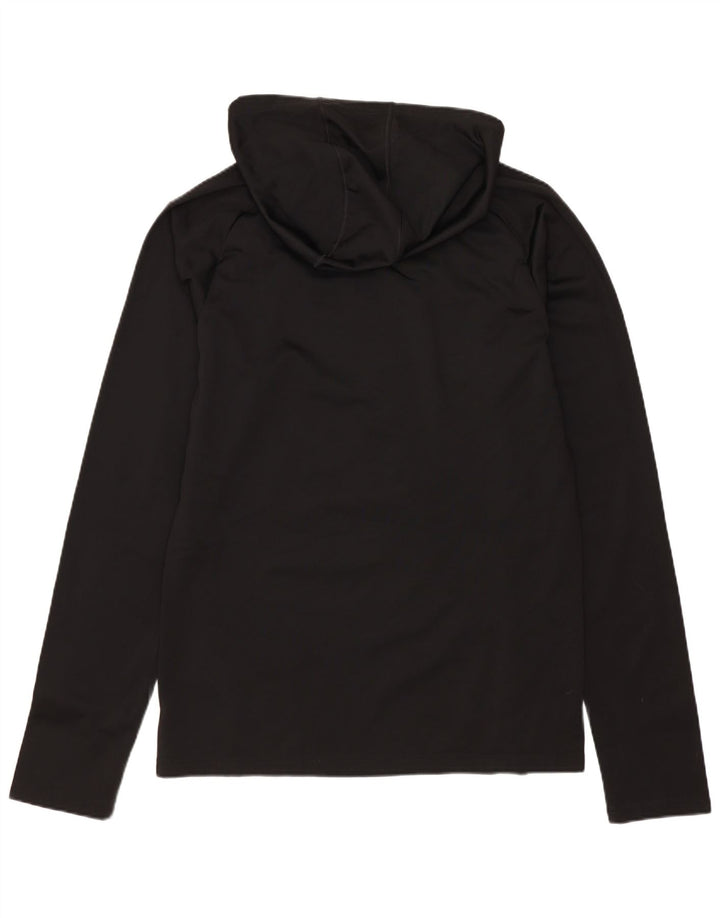 Maglia PUMA da uomo a maniche lunghe con cappuccio piccola nera in poliestere