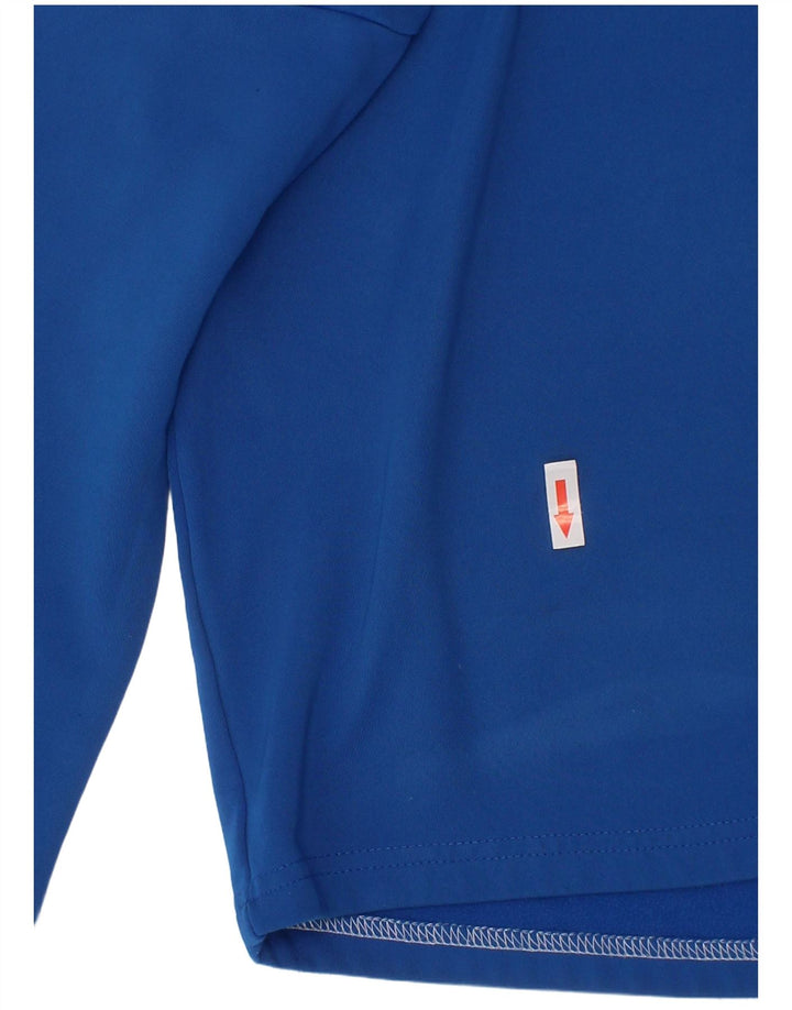 Top della tuta pullover Nike da ragazzo Dri Fit 13-14 anni XL Blu Colourblock