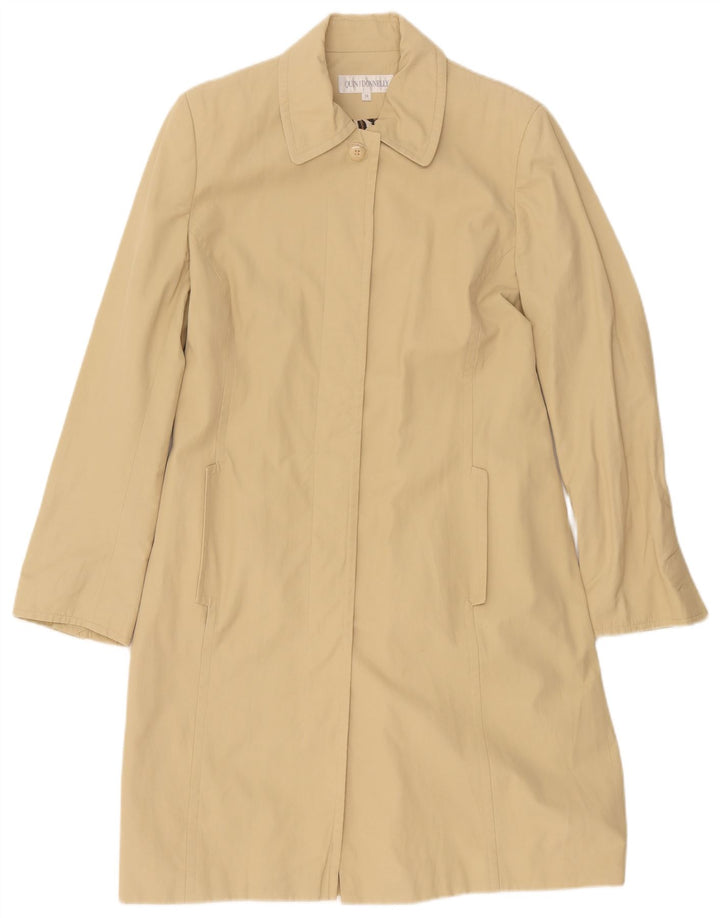 Trench da donna Quin And Donnelly UK 14 Cotone beige medio