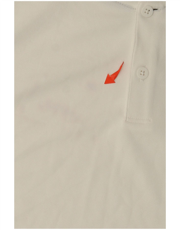 T-shirt NIKE da uomo Dri Fit vestibilità standard Top XL poliestere bianco