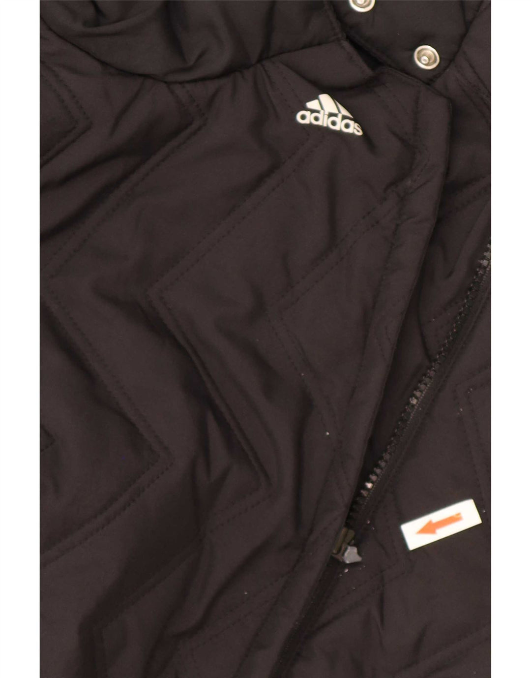 Gilet trapuntato da donna Adidas UK 20 2XL poliestere nero