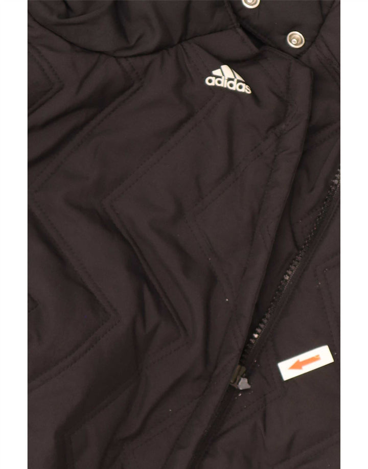 Gilet trapuntato da donna Adidas UK 20 2XL poliestere nero
