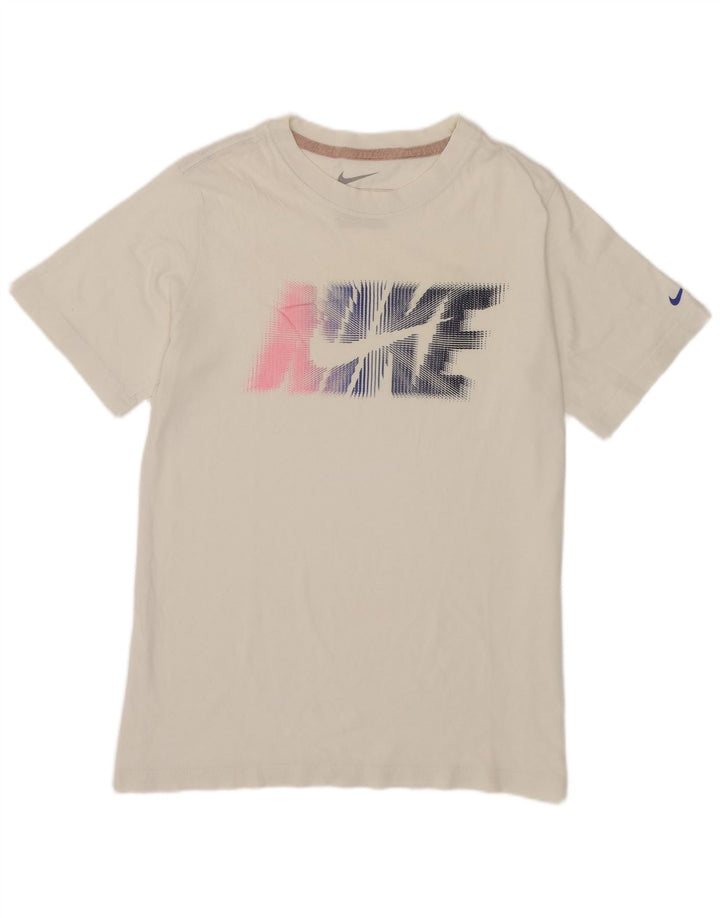 T-shirt grafica Nike da bambino, 12-13 anni, grande, bianca