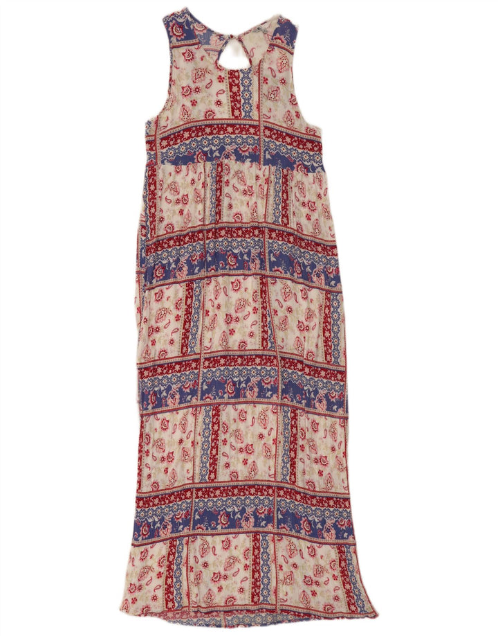 Abito lungo senza maniche da donna Volcom UK 12 Paisley medio multicolore