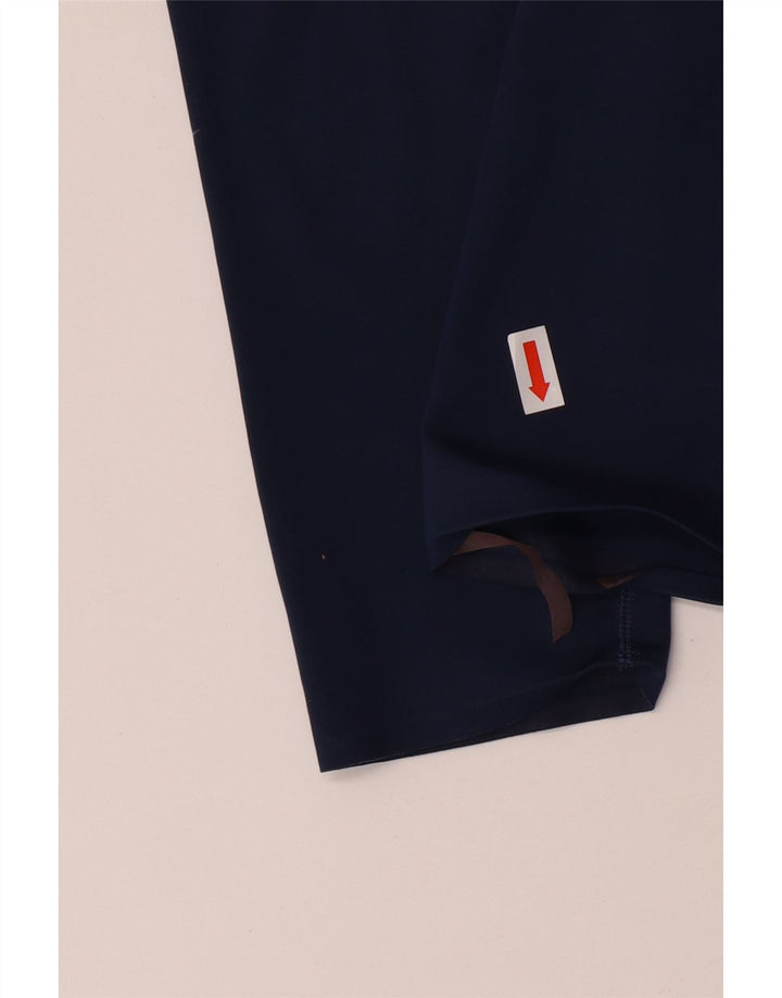 Leggings Dri Fit da donna NIKE UK 10 Small poliestere blu navy