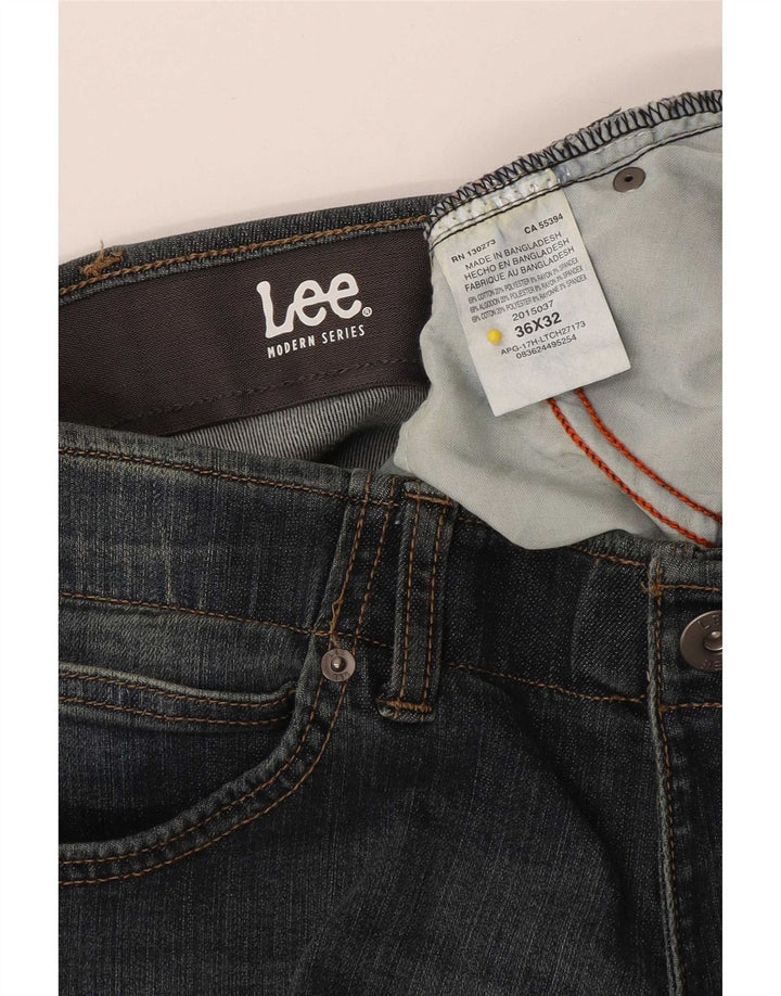 Jeans slim da uomo Lee Modern Series W36 L32 in cotone blu navy