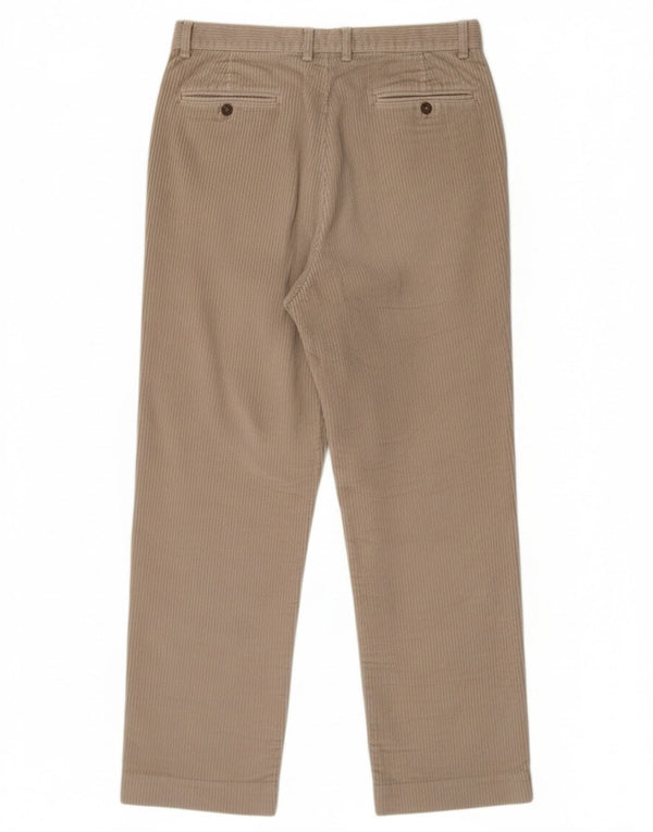Casucci Pantaloni da Uomo in Velluto a Coste Pegged IT 50 Large W32 L32 Beige