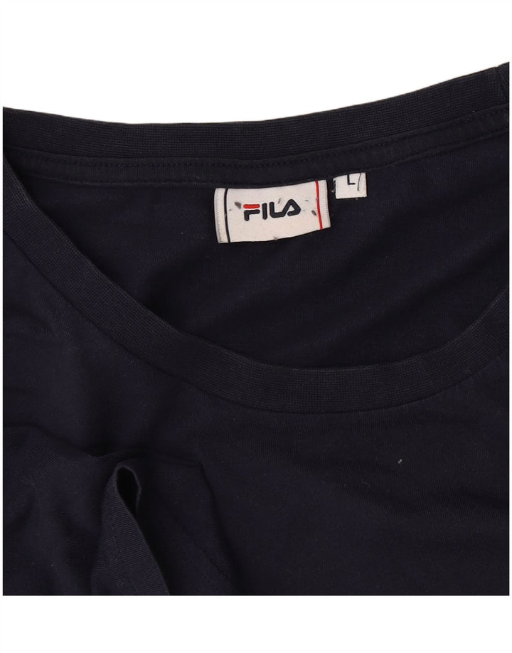 Maglietta Fila da uomo Top Large Blu Navy