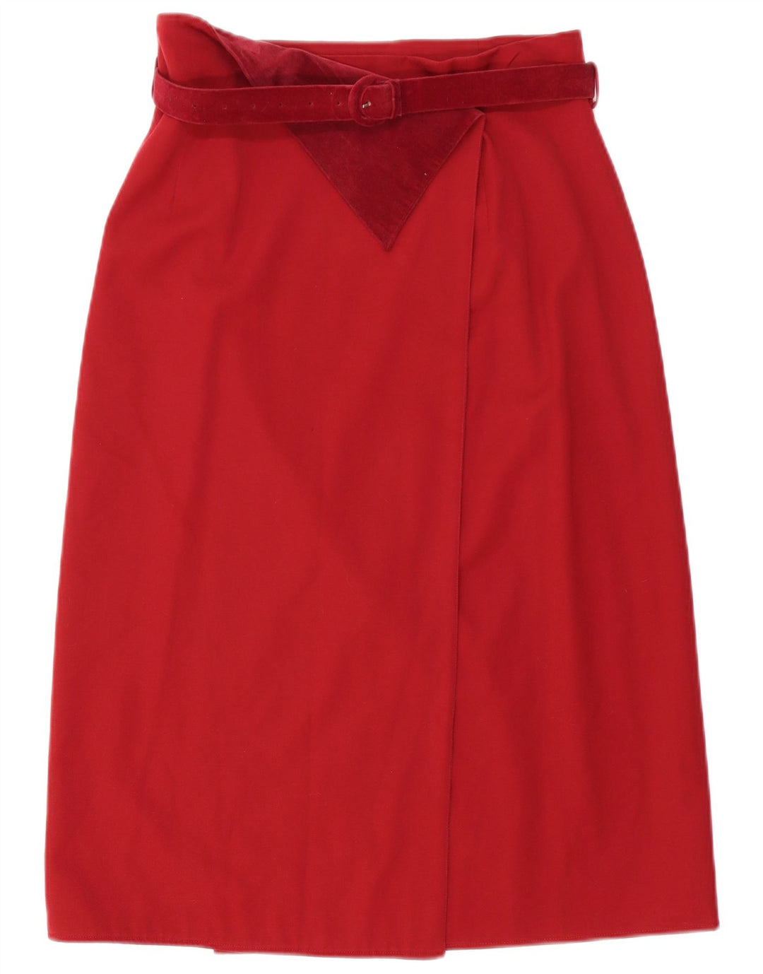 Gonna a portafoglio da donna Genny IT 46 Large W32 Lana rossa