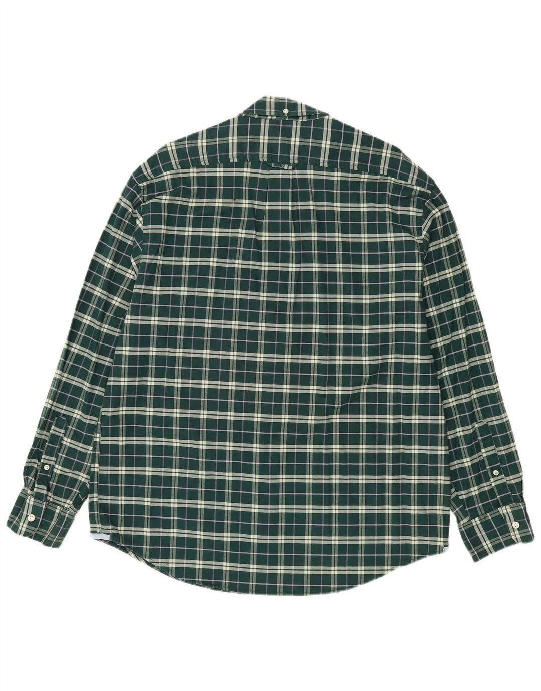 Camicia elasticizzata da uomo Izod XL in cotone a quadri verdi