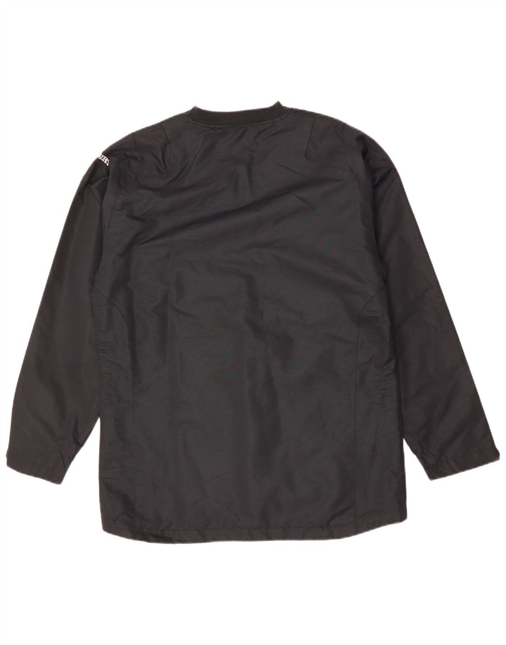 Giacca a vento pullover da uomo VINTAGE UK 34 XS poliestere grigio