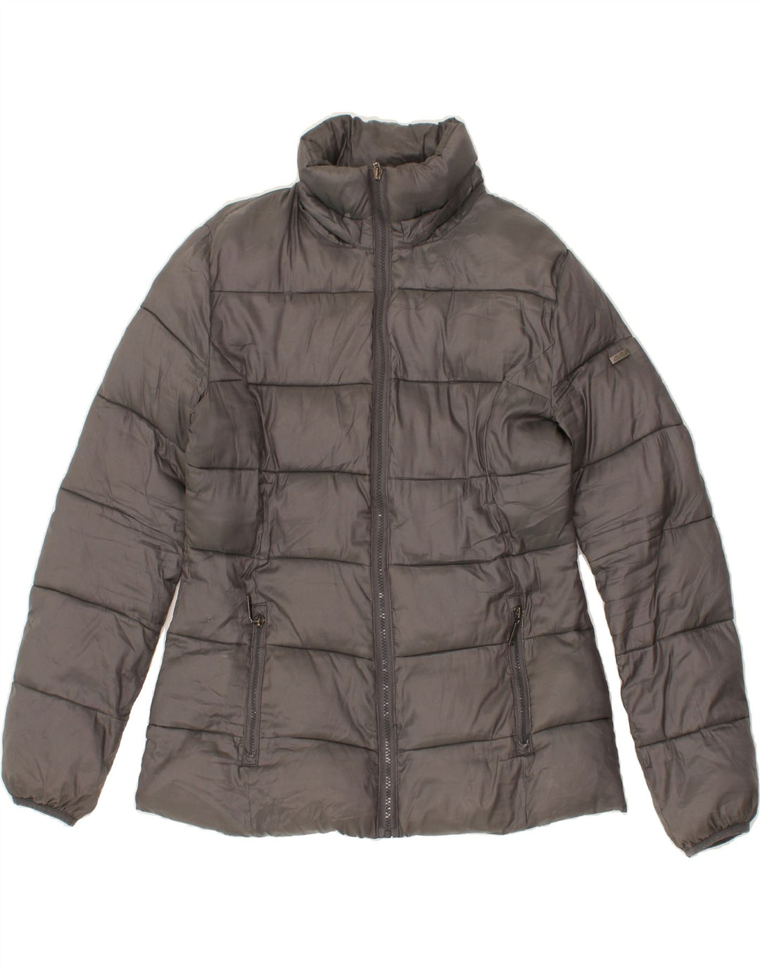 ELLESSE Womens Padded Jacket UK 18 XL Grey Polyester Vintage Ellesse and Second-Hand Ellesse from Messina Hembry 