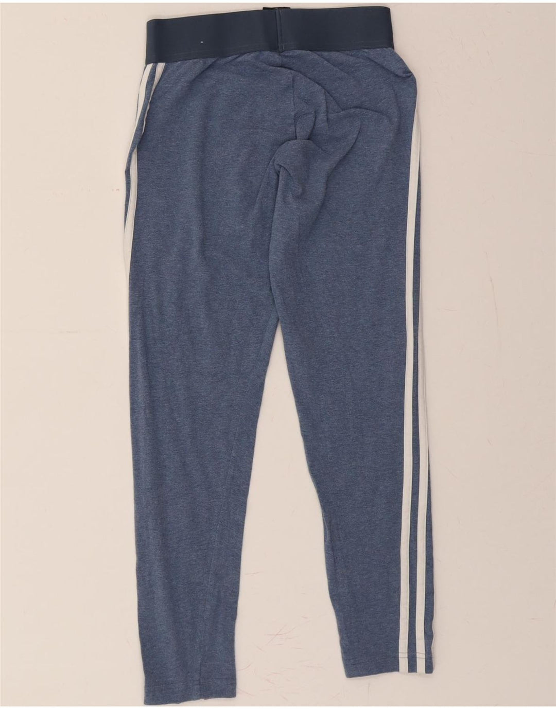 ADIDAS Womens Leggings UK 8/10 Small Blue Cotton Vintage Adidas and Second-Hand Adidas from Messina Hembry 