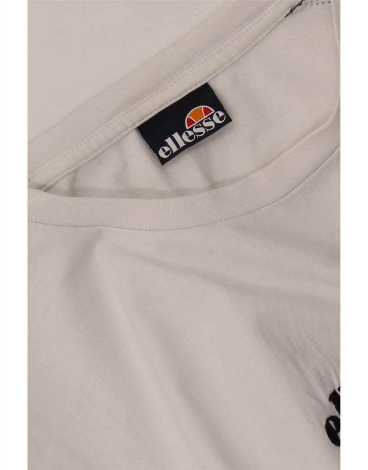 T-shirt grafica da uomo Ellesse Top Small White Colourblock