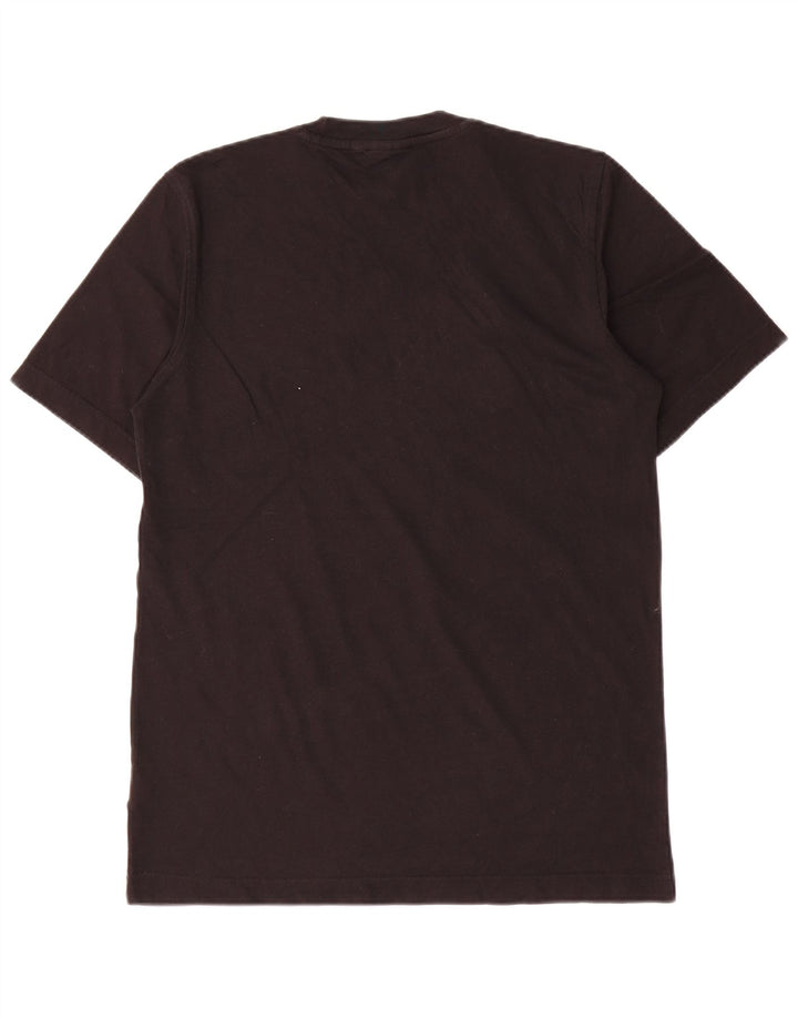 T-shirt grafica da uomo Adidas Top piccola in cotone nero
