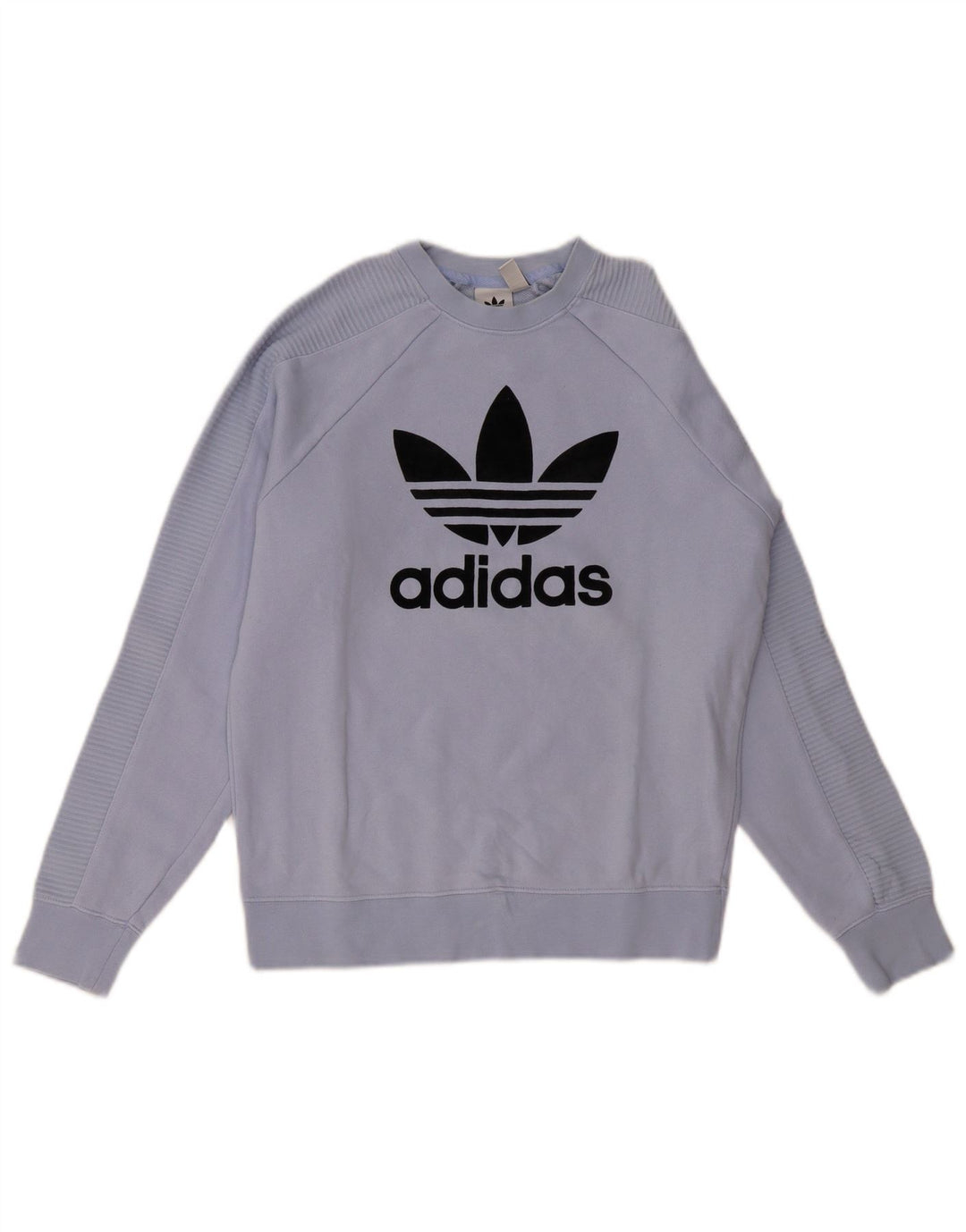 ADIDAS Womens Graphic Oversized Sweatshirt Jumper UK 8 Small  Purple