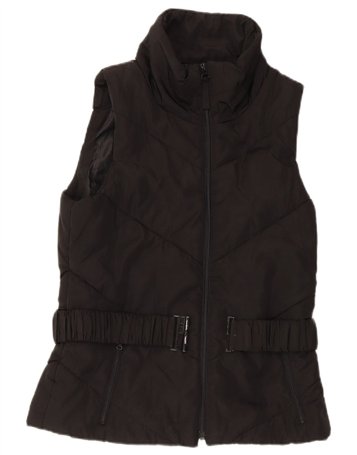 Gilet imbottito da donna Zara UK 12 medio nero