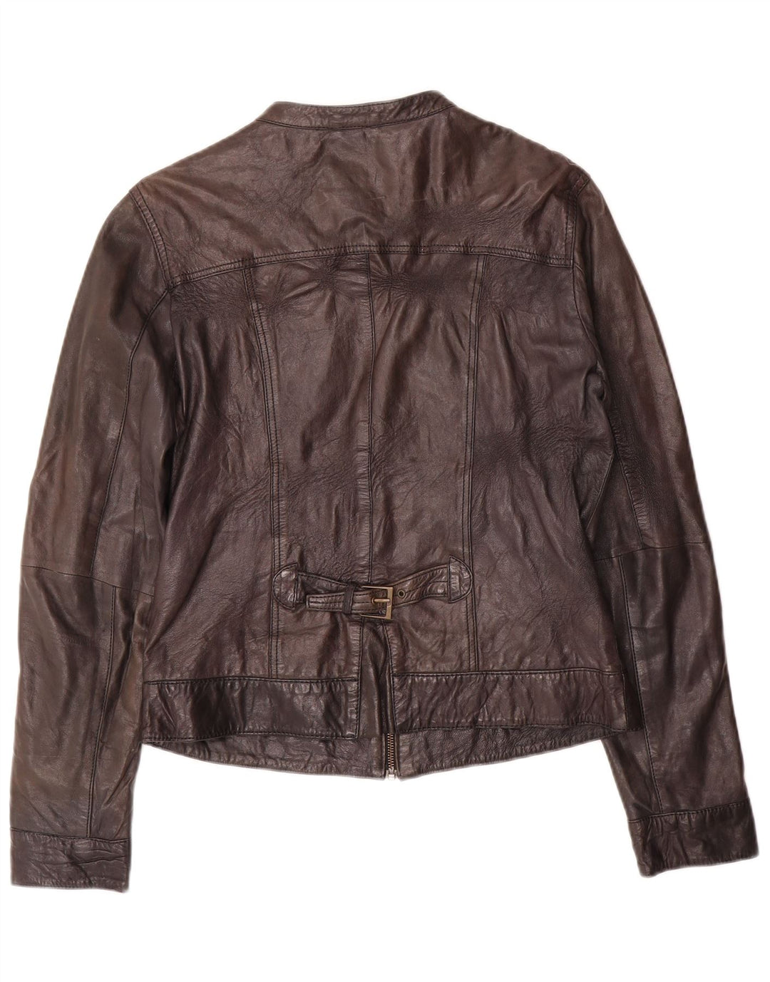 Giacca Pelle Donna Conbipel Crop IT 46 Large Pelle Nera