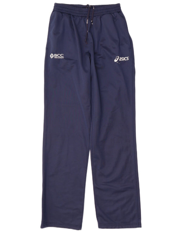Pantaloni da tuta grafica Asics da uomo di colore blu navy medio
