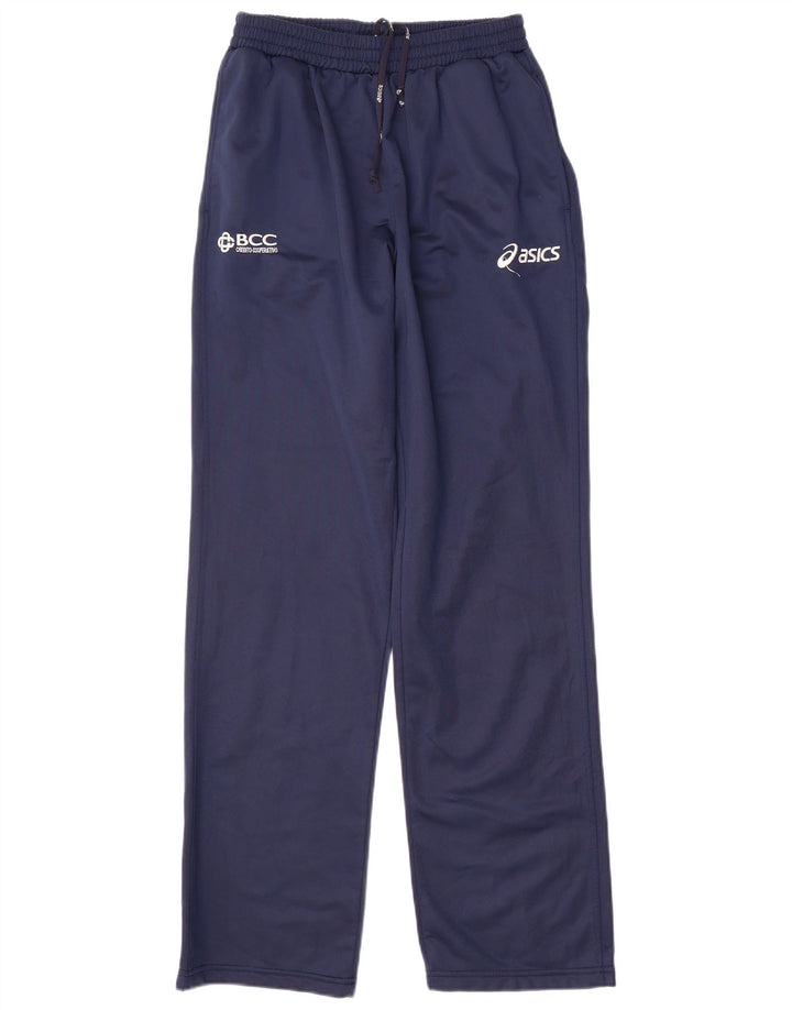 Pantaloni da tuta grafica Asics da uomo di colore blu navy medio