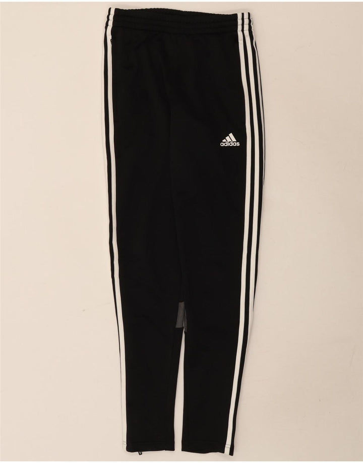 Pantaloni da tuta Adidas Climalite da uomo XS Poliestere color block nero
