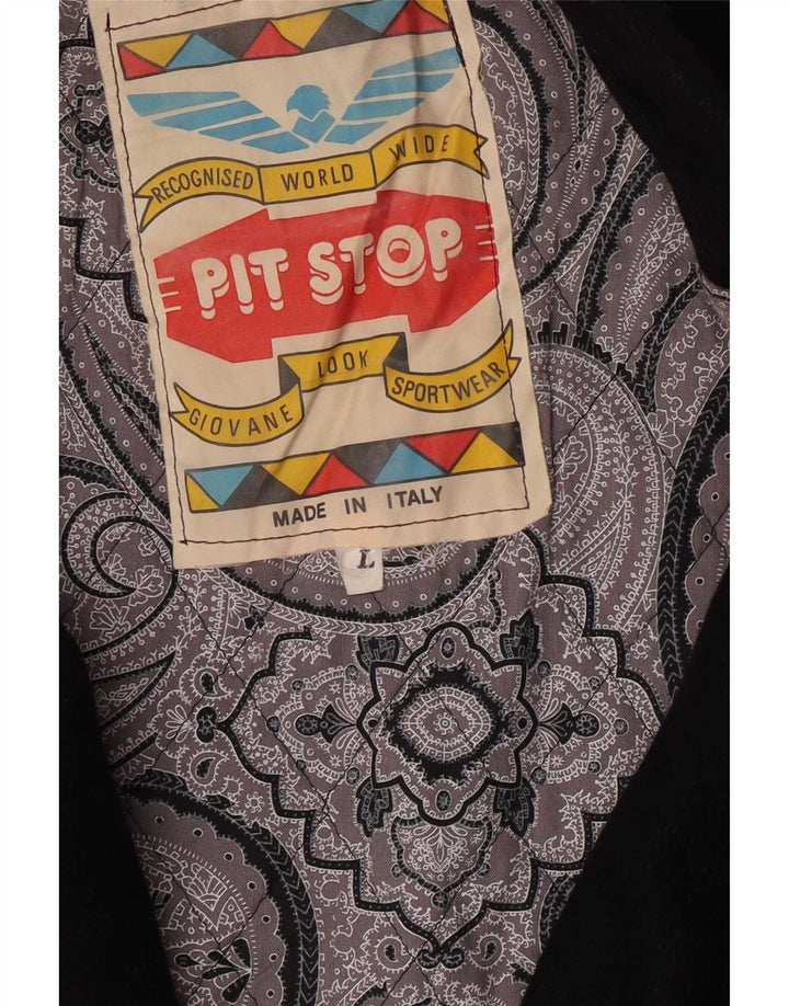 Cappotto giacca a vento da uomo Pit Stop UK 40 grande blu navy