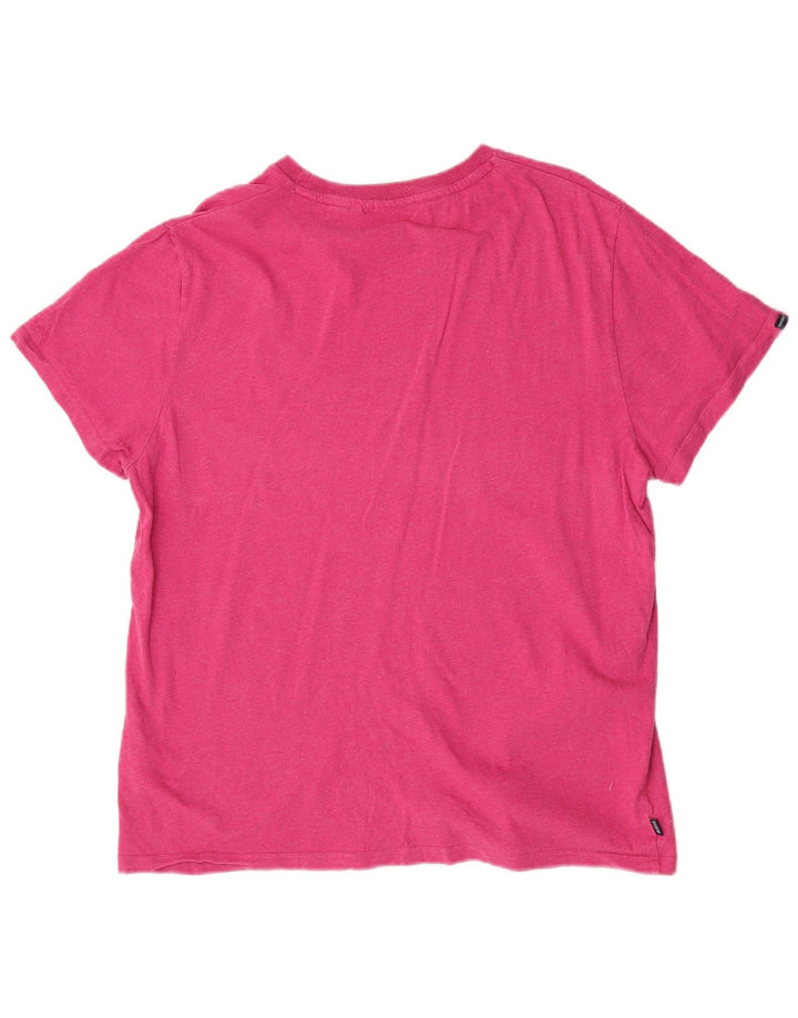T-shirt da uomo Superdry Top 2XL in cotone rosa